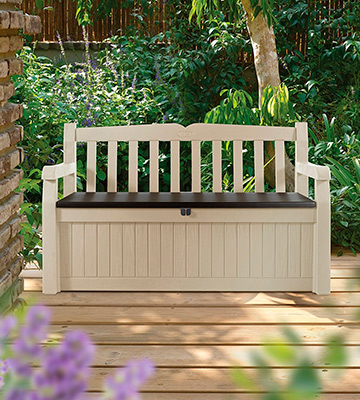 Keter Eden Outdoor Storage Garden Bench - Bestadvisor