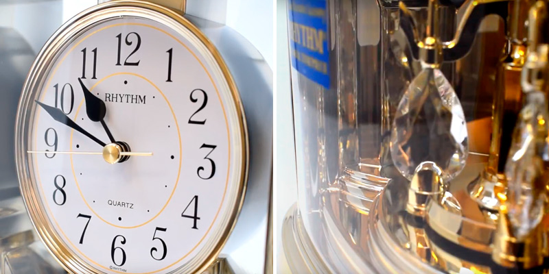 Review of Rhythm Clock 4SG724WR18 Mantel Clock Contemporary