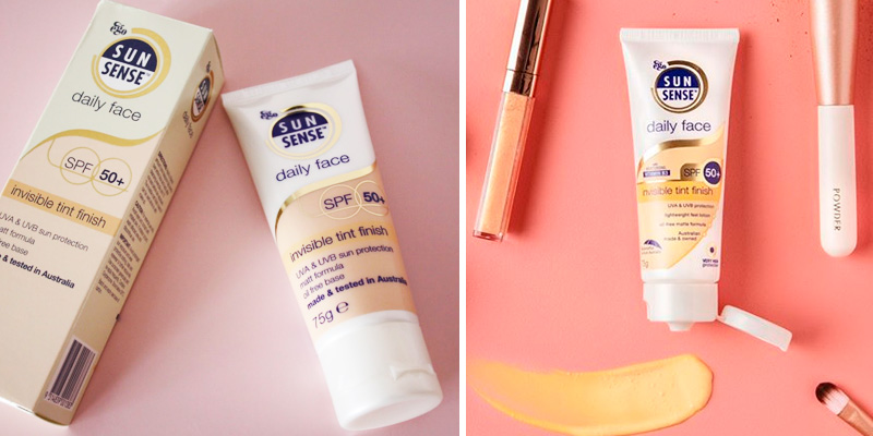 Review of SunSense Daily Face Invisible Tint Finish Sunscreen