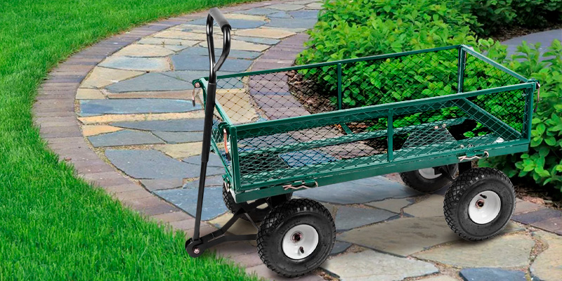 Review of Pandamoto Large Heavy Duty Garden Trolley Cart