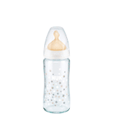 NUK First Choice Glass Baby Bottle, Anti-Colic