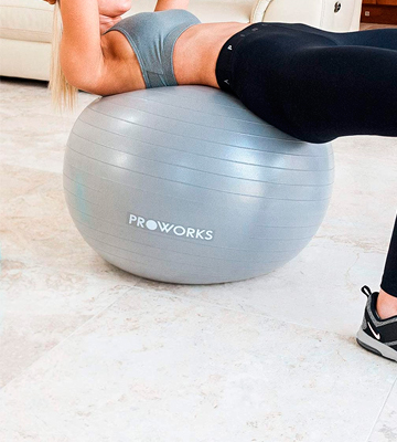 Review of Proworks 55-85cm Exercise Ball