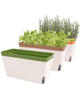 OurWarm Set of 3 10.5 Inch Self Watering Plant Pots