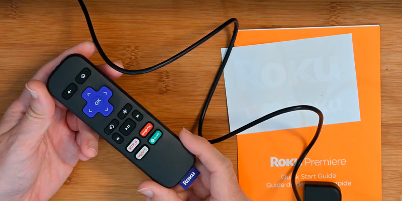 Roku Premiere HD and 4K UHD Streaming Media Player in the use
