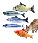 Natuce 5PCS Catnip Fish Toys for Cat