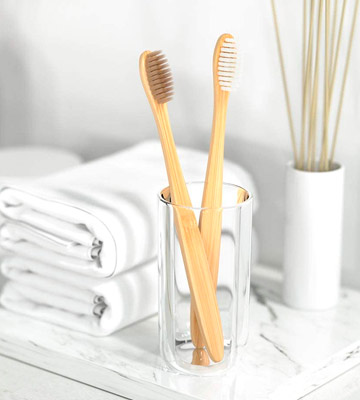 Review of AUGOLA Family 4 Pack Bamboo Toothbrushes