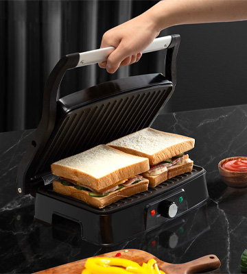 Aigostar 1500W Panini Press, Sandwich Toaster - Bestadvisor