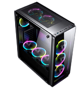 Sahara P35 Tempered Glass Mid Tower PC Gaming Case