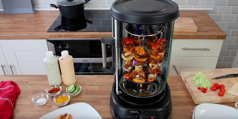 Review of Elitezotec Vertical Electric Rotating Rotisserie Oven
