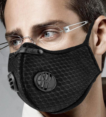 AstroAI Reusable Fold-Flat Dust Face Mask with Filters - Bestadvisor