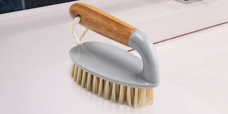 Review of Addis Floor and Tile Scrub Brush Iron Style with Natural Bamboo Handle