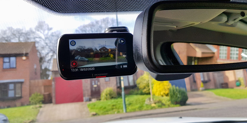 Nextbase 522GW Dash Cam Front and Rear in the use