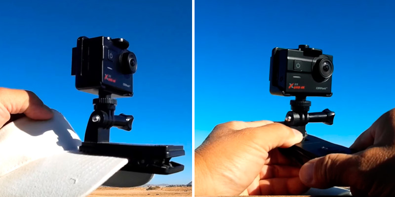 Campark X25 4K Action Camera in the use