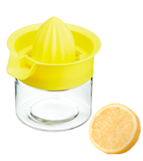 KitchenCraft Jumbo Glass Container Lemon Squeezer / Citrus Juicer