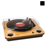 ION Audio Max LP 3-Speed Belt Drive Turntable with Built-In Speakers