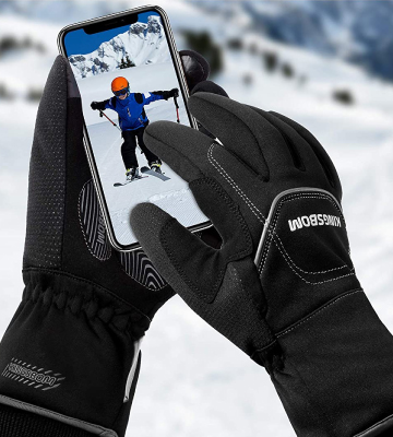Review of KINGSBOM Waterproof & Windproof 3M Thinsulate Thermal Gloves
