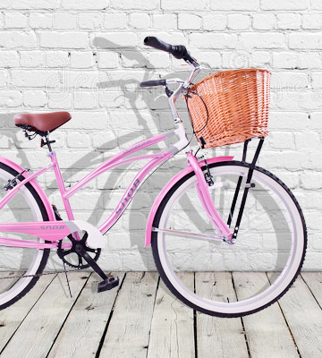 Review of AMMACO PINK / WHITE Cruiser Bike