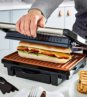 Review of Tower T27009COP Health Grill & Panini Press