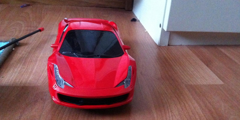 Detailed review of Playtech Logic PL9125 Ferrari Italia 458 Style RC Remote Control Car