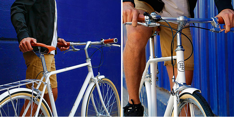 FabricBike City Classic Hybrid Urban Commuter Road Bike in the use - Bestadvisor