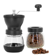 Maison & White Adjustable Coarseness Ceramic Manual Coffee Bean Grinder