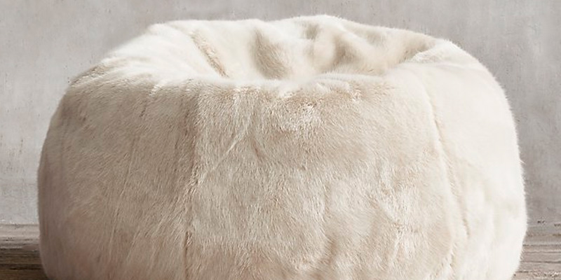 Review of Icon Extra Large Bean Bag XL White Faux Fur (Cream)