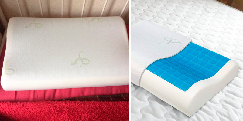 Review of Supportiback Comfort Therapy Orthopedic Contour Memory Foam Pillow with Cooling Gel
