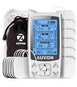 AUVON Dual Channel TENS EMS Machine for Pain Relief