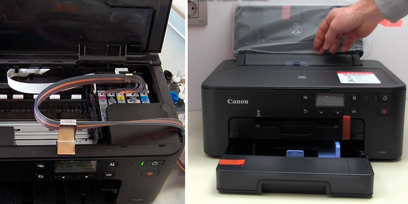Canon TS705 Print/Scan/Copy Wi-Fi Printer (CD/DVD Printing) in the use