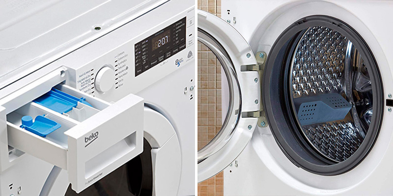 Beko WDIY854310F Integrated Washer Dryer in the use