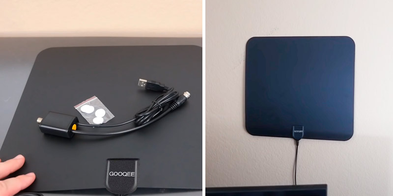 Review of GOOQEE 120 Mile Range TV Aerial, Indoor Amplified (4K Support)