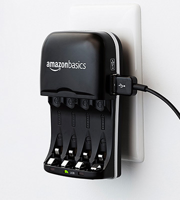 AmazonBasics Battery Charger With USB Port - Bestadvisor