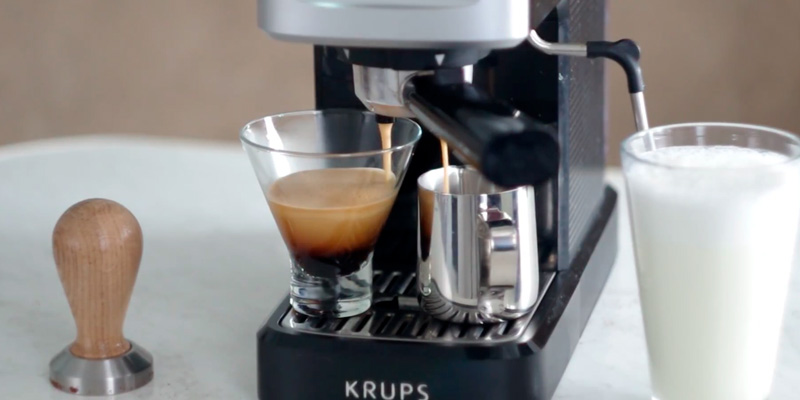 Review of KRUPS XP344040 Calvi Manual Espresso Steam and Pump Coffee Machine
