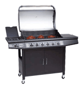 CosmoGrill Deluxe 6+1 Gas Burner Grill