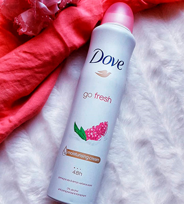 Review of DOVE Go Fresh ntiperspirant Aerosol Deodorant For Women