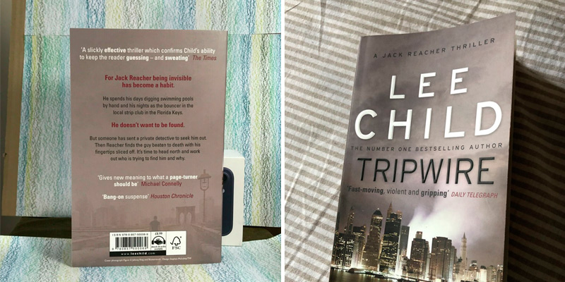 Review of Lee Child Tripwire Jack Reacher, Book 3