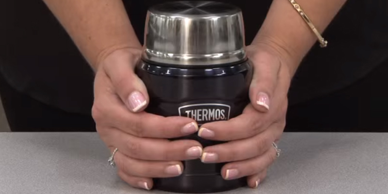 Review of Thermos 105053 Stainless King Food Flask, Gun Metal, 470 ml