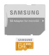 Samsung EVO 32 GB MicroSDHC UHS-I Class 10 Memory Card with SD Adapter