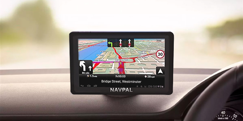 Navpal 7 Inches sat GPS Navigation for car truck in the use