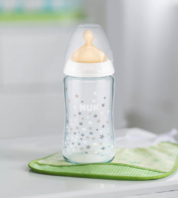 Review of NUK First Choice Glass Baby Bottle, Anti-Colic