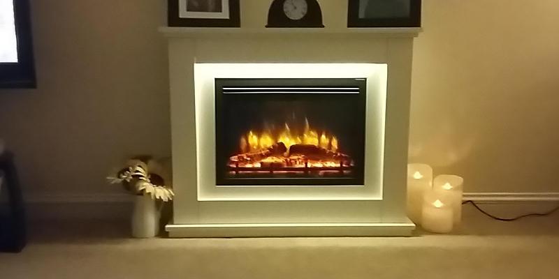 Endeavour Fires and Fireplaces Castleton Electric Fireplace Suite in the use