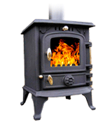 Lincsfire Harmston JA013S Multifuel Wood Burner