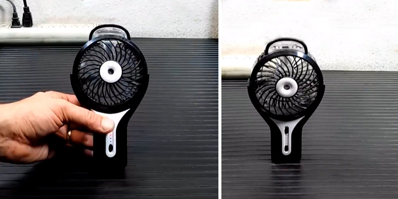Review of Intsun Mini Handheld USB Misting Fan with Personal Cooling Mist Humidifier