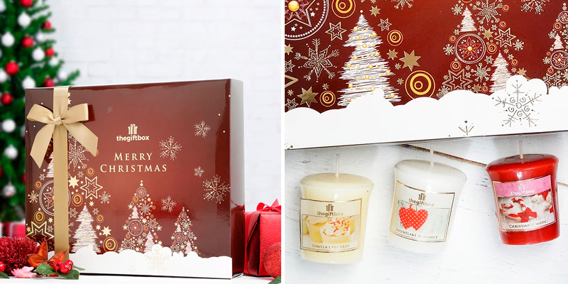 Review of the gift box Christmas Scented Candles Gift Set