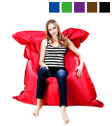 Puregadgets XXXL Bean Bag Extra Large Cushion Sofa, Red