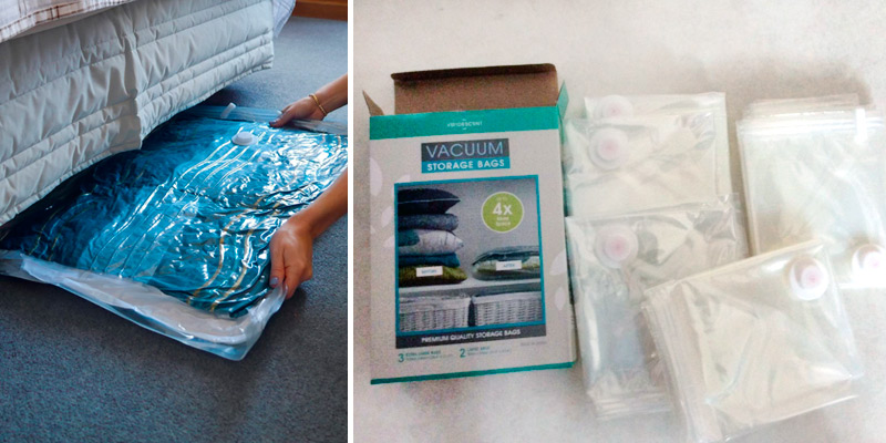 Review of Viridescent 100 MICRON 5 pack Vacuum Storage Bags