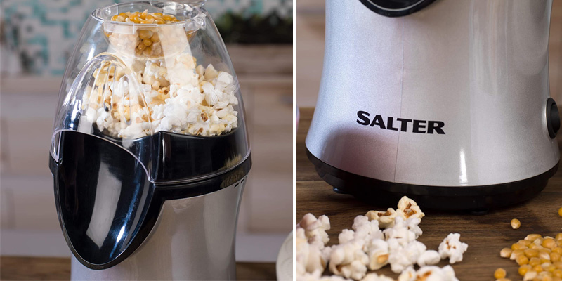 Salter EK2902 Fat-Free Electric Hot Air Popcorn Maker in the use
