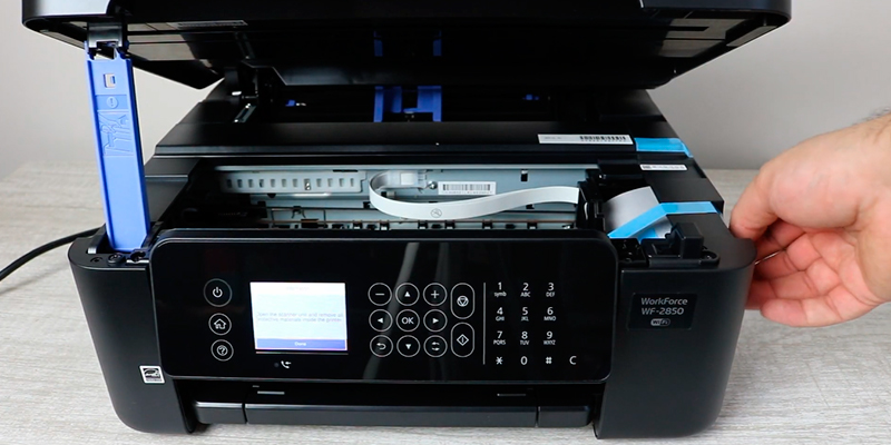 Epson WorkForce WF-2850DWF Print/Scan/Copy/Fax Wi-Fi Printer in the use
