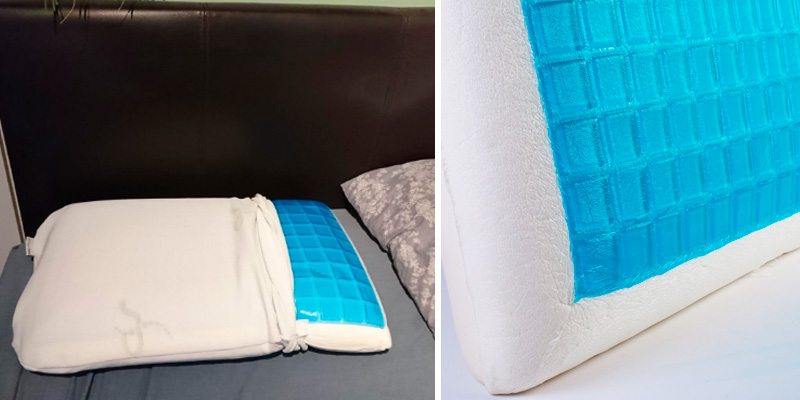 Review of Supportiback Hypoallergenic Memory Foam Pillow with Cooling Gel