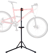 HOMCOM Folding Bike Cycle Bicycle Repair Stand Adjustable Maintenance Work Stand